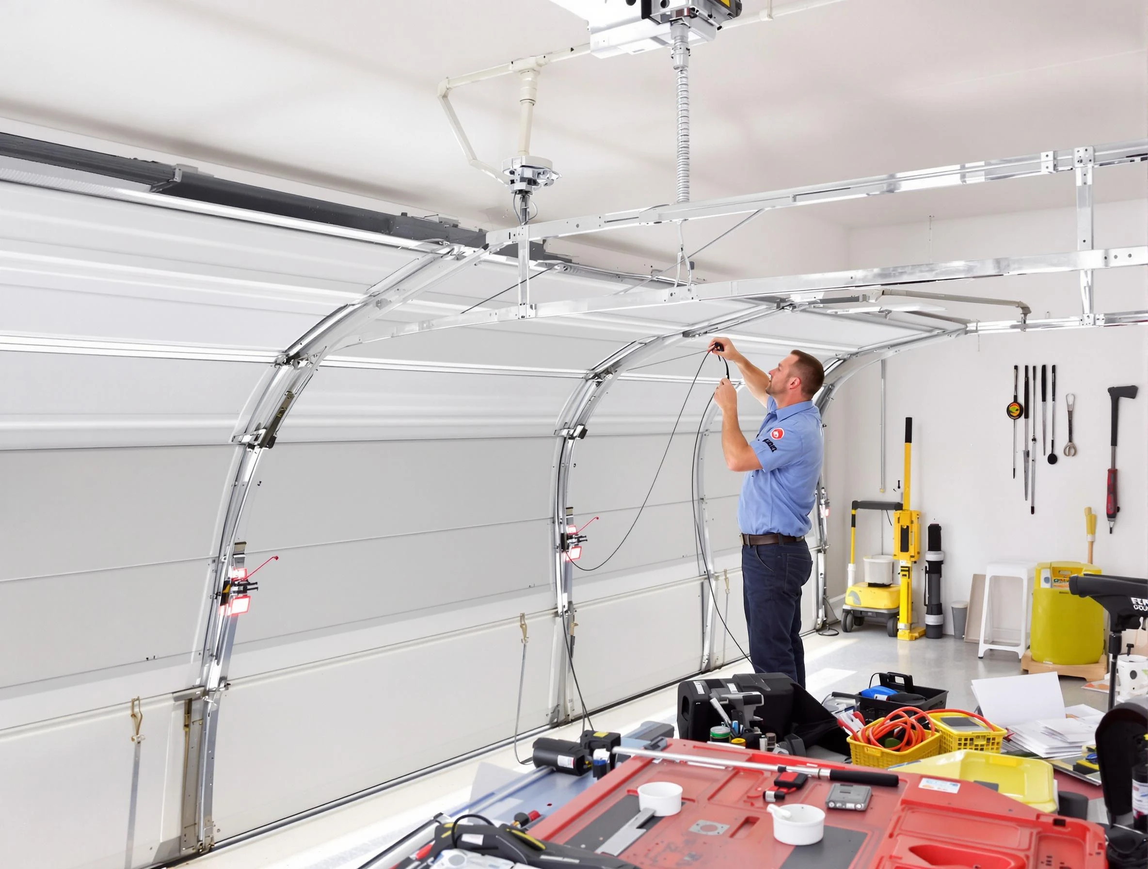 Garage door cable repair service by Manville Garage Door Repair in Manville
