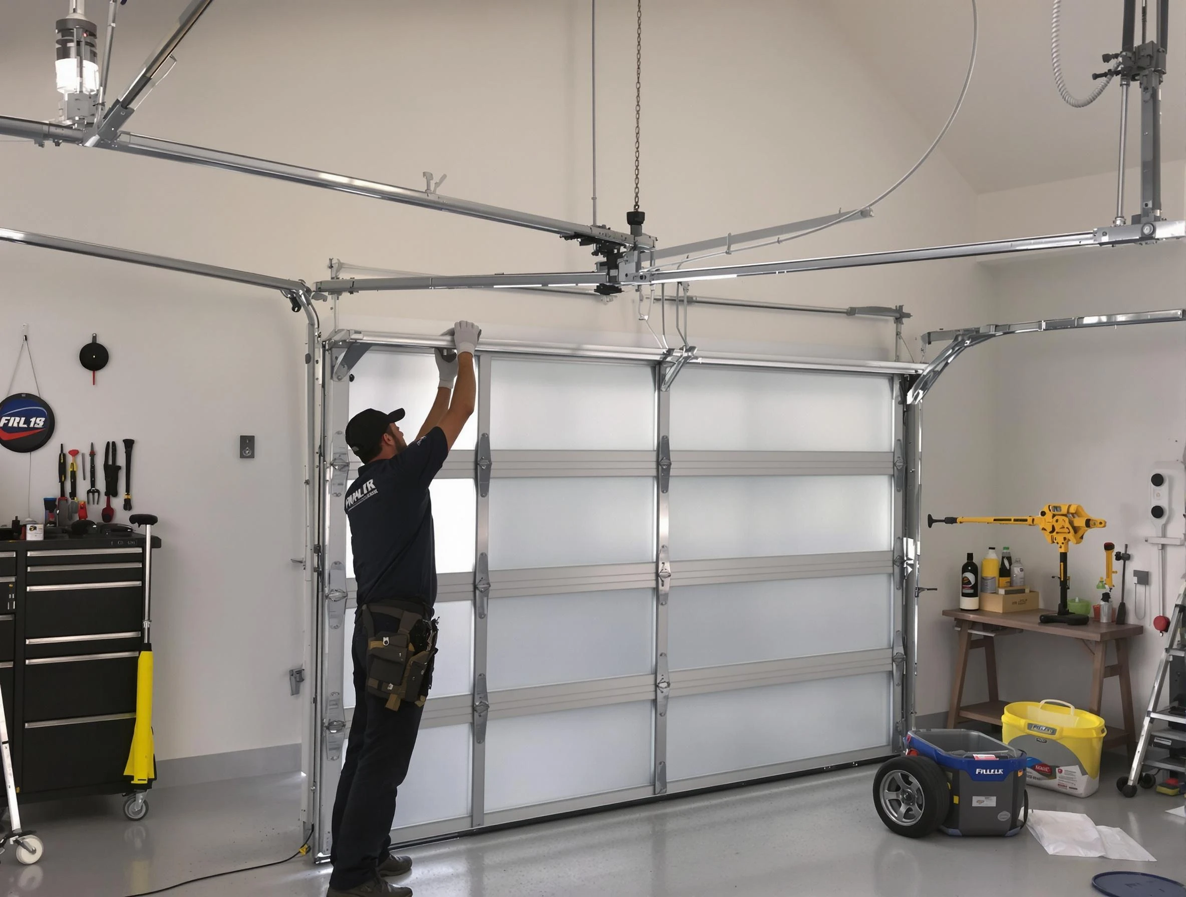 Manville Garage Door Repair certified team performing precision garage door installation in Manville